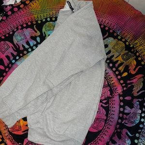 Grey boohoo crewneck